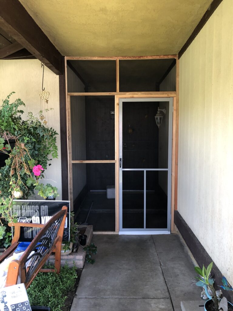 Screened Porch Project in Walnut
